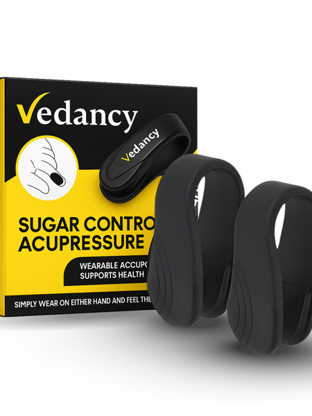 Vedancy Sugar Control Acupressure Point Clip Headache Relief Products Migraine &Tension Relief-Ideal for Diabetes Management Light Weight