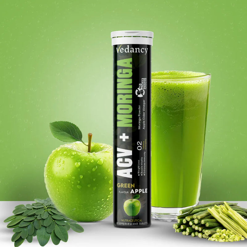 Vedancy Apple Cider Vinegar (ACV) & Moringa