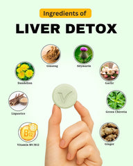 Vedancy HepaFizz – Herbal Liver Wellness Effervescent Tablets | Milk Thistle (Silymarin 250 mg), Vitamin B9 & B12 + 6 Ayurvedic Herbs
