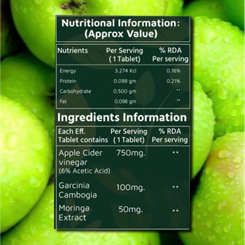 Vedancy Apple Cider Vinegar (ACV) & Moringa