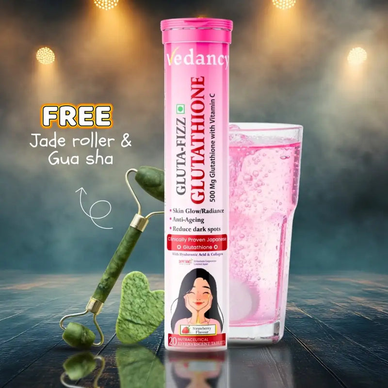 Vedancy GlutaFizz Effervescent Tablets with Opitac™ Japanese Glutathio