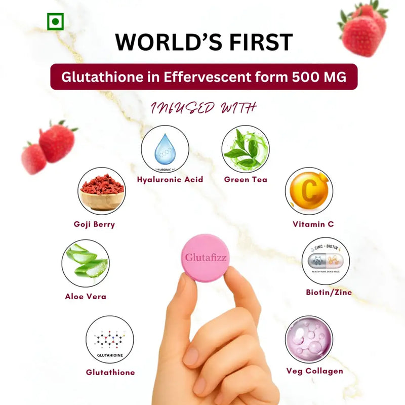 japan glutathione benefits of - Helps Detox Your Liver And Muc Vedancy GlutaFizz Effervescent Tablets with