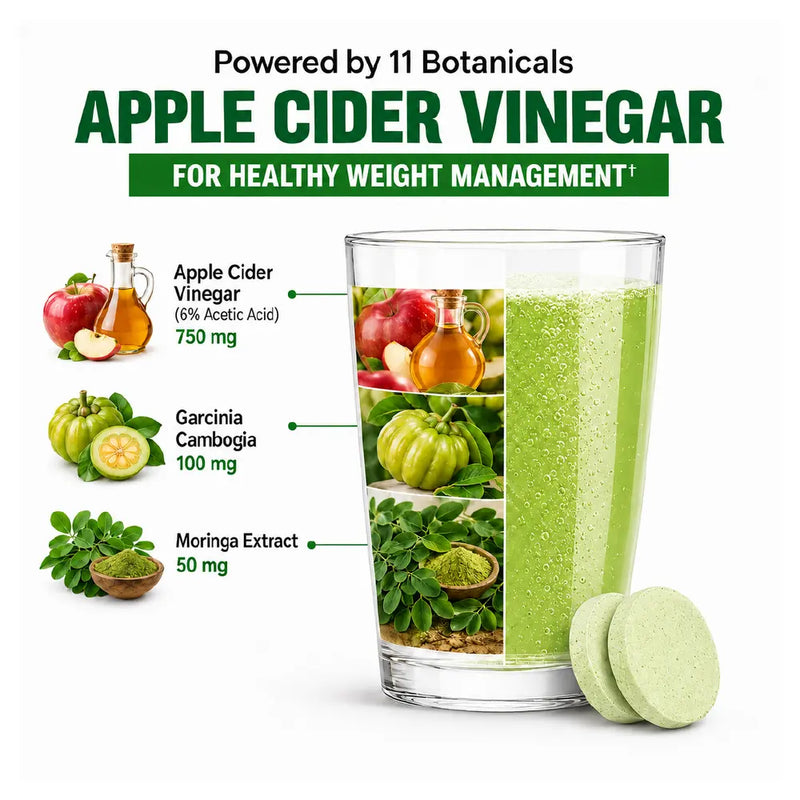 How to drink ACV moringa tablets 30 minutes before lunch and dinner
