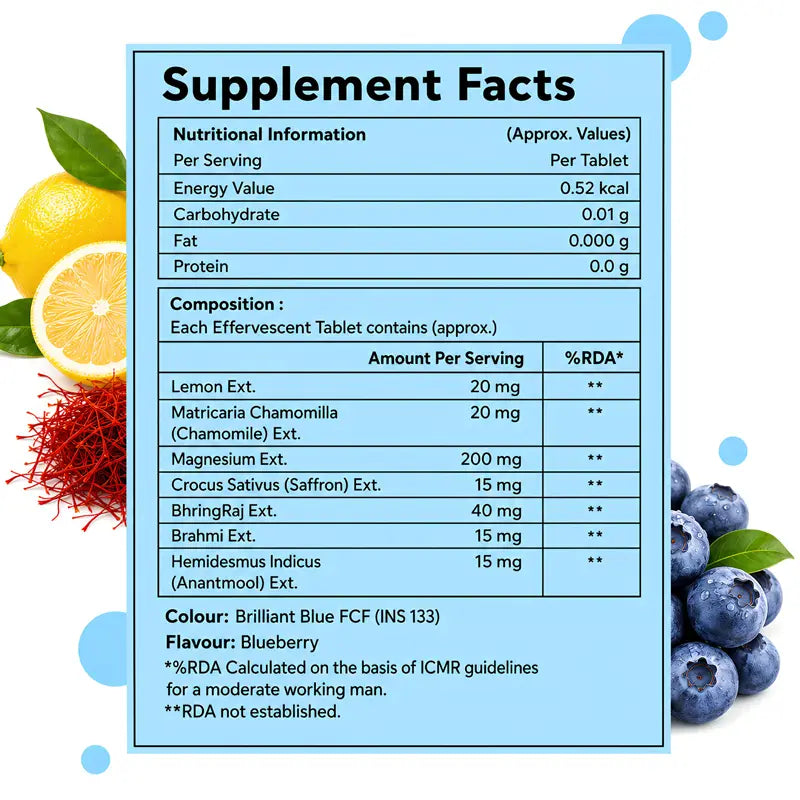 KSM-66 Ashwagandha and Brahmi formula for anxiety relief and cortisol balance