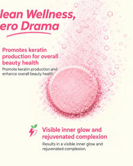 Step by step guide to dissolve effervescent tablet in water for daily skin radiance