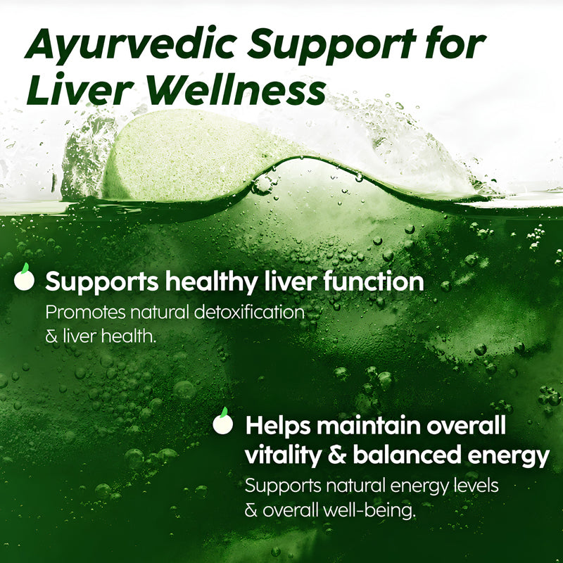 Vedancy HepaFizz – Herbal Liver Wellness Effervescent Tablets | Milk Thistle (Silymarin 250 mg), Vitamin B9 & B12 + 6 Ayurvedic Herbs