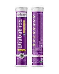 Vedancy Diabafizz sugar free herbal tablets tube with effervescent metabolic drink