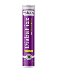 Vedancy Diabafizz sugar free herbal tablets tube with effervescent metabolic drink