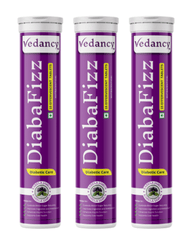 Vedancy Diabafizz sugar free herbal tablets tube with effervescent metabolic drink