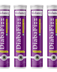 Vedancy Diabafizz sugar free herbal tablets tube with effervescent metabolic drink